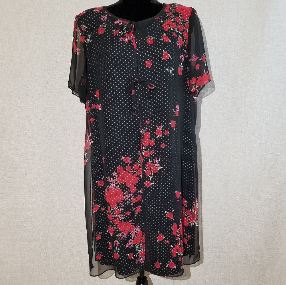 Vintage Positive Attitude Floral Dress